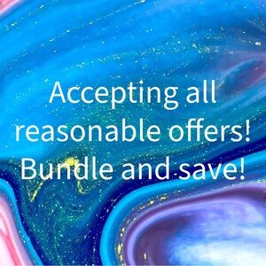 Accepting all reasonable offers! Bundle and save!!